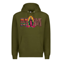Army Green mom our lady of guadalupe Premium Hoodie - Artiststas