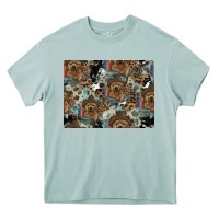 Arona Dog Pattern Heavy Core Tee - CowhideDigitalArt