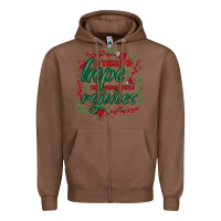 Chestnut a thrill of hope the weary world rejoices Zipper Hoodie - MaliasSmallBusiness