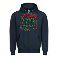 Navy a thrill of hope the weary world rejoices Zipper Hoodie - MaliasSmallBusiness