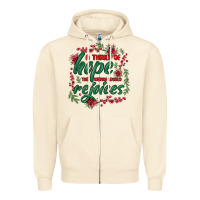 Sandshell a thrill of hope the weary world rejoices Zipper Hoodie - MaliasSmallBusiness