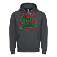 Smoke a thrill of hope the weary world rejoices Zipper Hoodie - MaliasSmallBusiness