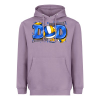 Lavender dad volleyball Heavyweight Hoodie - Zillion Design Studio