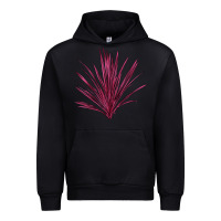 Black Pink Cordyline Urban Hoodie - LillyAllenDesigns