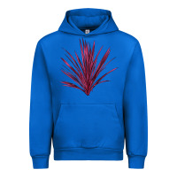 Cobalt Pink Cordyline Urban Hoodie - LillyAllenDesigns