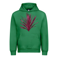 Emerald Pink Cordyline Urban Hoodie - LillyAllenDesigns