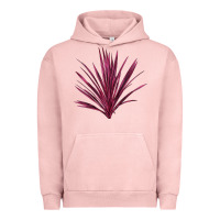 Pigment Salmon Pink Cordyline Urban Hoodie - LillyAllenDesigns