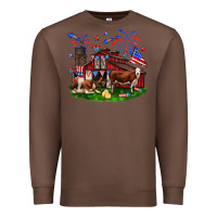 Chestnut Barn farm animals 4th of July Premium Sweatshirt - Neo Western