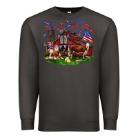 Smoke Barn farm animals 4th of July Premium Sweatshirt - Neo Western