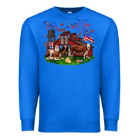 True Royal Barn farm animals 4th of July Premium Sweatshirt - Neo Western