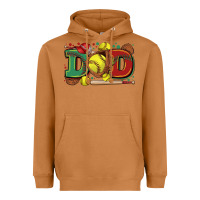 Meerkat dad softball Heavyweight Hoodie - Zillion Design Studio