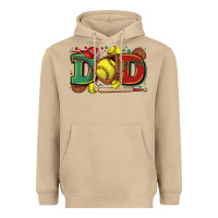 Mushroom dad softball Heavyweight Hoodie - Zillion Design Studio