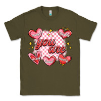 Army Green valentines day positive affirmations Classic Tee - MaliasSmallBusiness