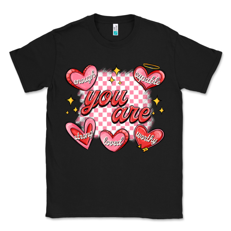 Valentines Day Positive Affirmations Classic Tee by MaliasSmallBusiness | Teevron