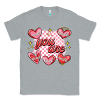 Heather Grey valentines day positive affirmations Classic Tee - MaliasSmallBusiness