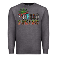Charcoal Heather hello sunshine Premium Sweatshirt - SublimationCraftShop