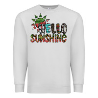 Dove Grey hello sunshine Premium Sweatshirt - SublimationCraftShop