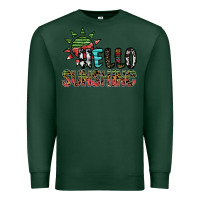 Sports Green hello sunshine Premium Sweatshirt - SublimationCraftShop