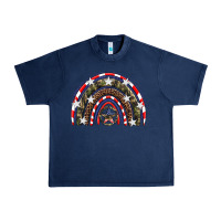 Navy usa camouflage rainbow Urban Heavy Tee - Artiststas