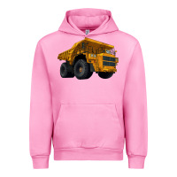 Fuchsia Pink Dump Truck Urban Hoodie - LillyAllenDesigns