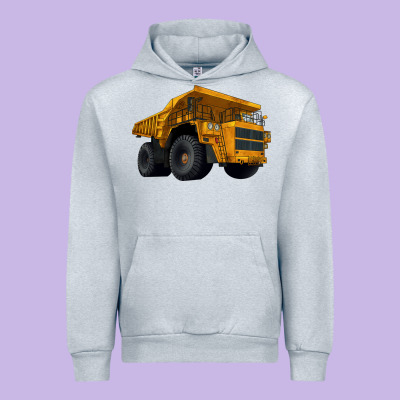 Dump Truck Urban Hoodie Designed By Lillyallendesigns