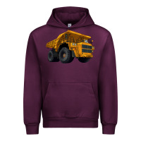 Mauve Wine Dump Truck Urban Hoodie - LillyAllenDesigns