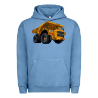 Pigment Pebble Blue Dump Truck Urban Hoodie - LillyAllenDesigns