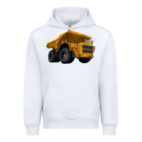 White Dump Truck Urban Hoodie - LillyAllenDesigns