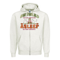 Oatmeal Heather awkward in the streets asleep in the sheets Zipper Hoodie - MaliasSmallBusiness