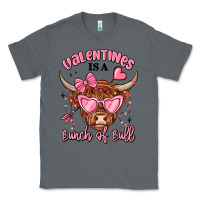 Charcoal Heather valentines is a bunch of bull Classic Tee - MaliasSmallBusiness