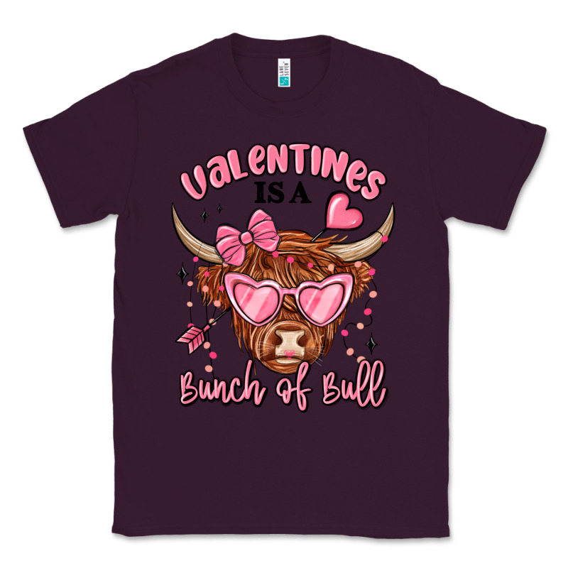Valentines Is A Bunch Of Bull Classic Tee by MaliasSmallBusiness | Teevron