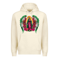 Sandshell mexican flag wings our lady of guadalupe Premium Hoodie - Artiststas