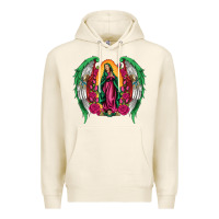Tofu mexican flag wings our lady of guadalupe Premium Hoodie - Artiststas
