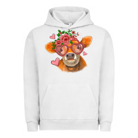 Pigment Lunar Rock valentines day orange cow Urban Hoodie - Jasminsmagicworld