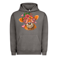 Pigment Tornado valentines day orange cow Urban Hoodie - Jasminsmagicworld