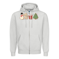 Christmas Gingerbread Cookies Zipper Hoodie | Teevron