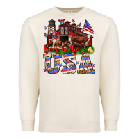 Sandshell Barn in the USA Premium Sweatshirt - Neo Western