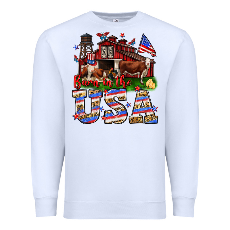 Barn In The Usa Premium Sweatshirt by Neo Western | Teevron