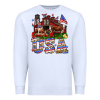 White Barn in the USA Premium Sweatshirt - Neo Western
