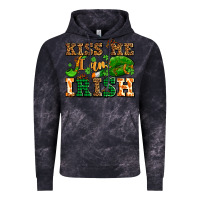 Cloud Black kiss me i am irish  with lips and shamrocks Vintage Hoodie - AdoDesignShop