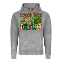 Cloud Rock kiss me i am irish  with lips and shamrocks Vintage Hoodie - AdoDesignShop