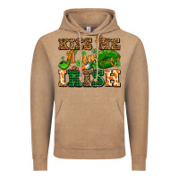Vintage Coffee kiss me i am irish  with lips and shamrocks Vintage Hoodie - AdoDesignShop