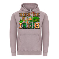 Vintage Zinc kiss me i am irish  with lips and shamrocks Vintage Hoodie - AdoDesignShop
