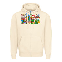 Sandshell autism awareness christmas coffee Zipper Hoodie - MaliasSmallBusiness