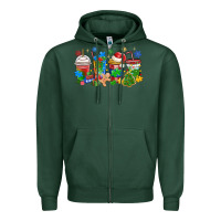 Sports Green autism awareness christmas coffee Zipper Hoodie - MaliasSmallBusiness