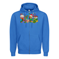 True Royal autism awareness christmas coffee Zipper Hoodie - MaliasSmallBusiness