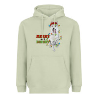 Matcha merry and bright white shepherd Heavyweight Hoodie - RanaPortraitStore