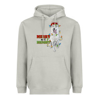 Moon Dust merry and bright white shepherd Heavyweight Hoodie - RanaPortraitStore