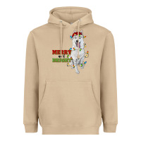Mushroom merry and bright white shepherd Heavyweight Hoodie - RanaPortraitStore