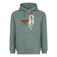 Sage merry and bright white shepherd Heavyweight Hoodie - RanaPortraitStore